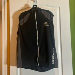 TRUMP TURNBERRY golf vest brand Galvin Green XL black/gray
